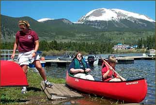 Frisco Marina canoe launch